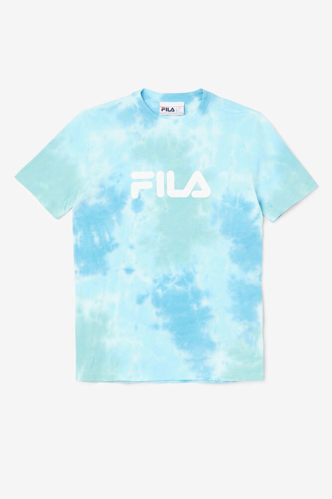 Fila T Skjorte Dame Blå Alivia Tie Dye 148736-WNF